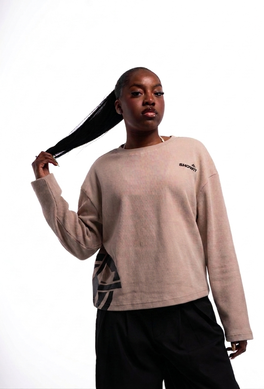 Haut manches longues beige – Long Sleeve Showit
